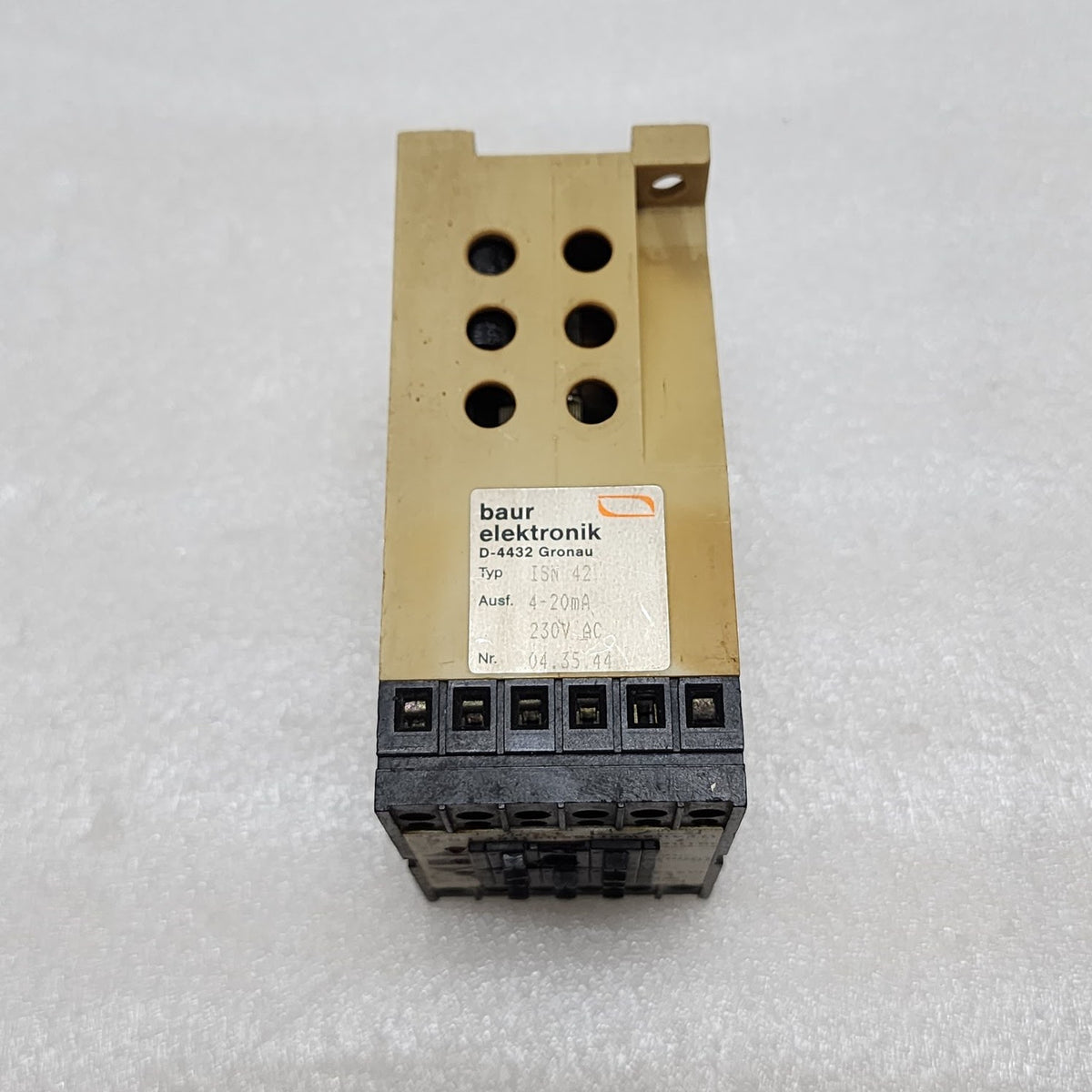 BAUR ELEKTRONIK ISN 42 CONTROLLER 230VAC 4-20mA