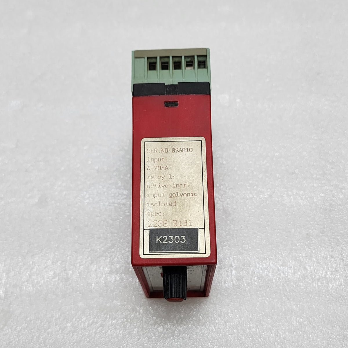 PR ELECTRONICS 2236 LIMIT SWITCH 2236 B1B1 24VDC