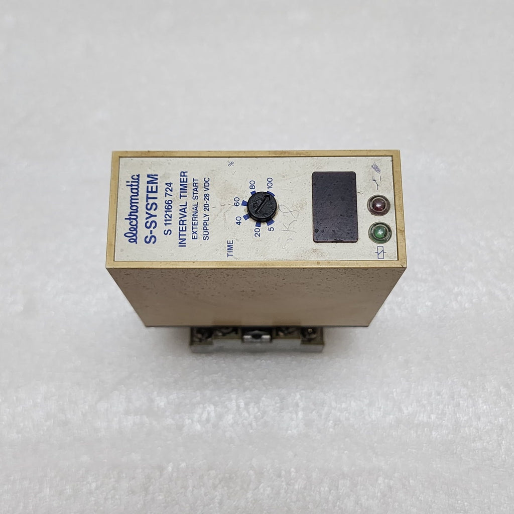 ELECTROMATIC S112166724 INTERVAL TIMER EXTERNAL START 20-28VDC