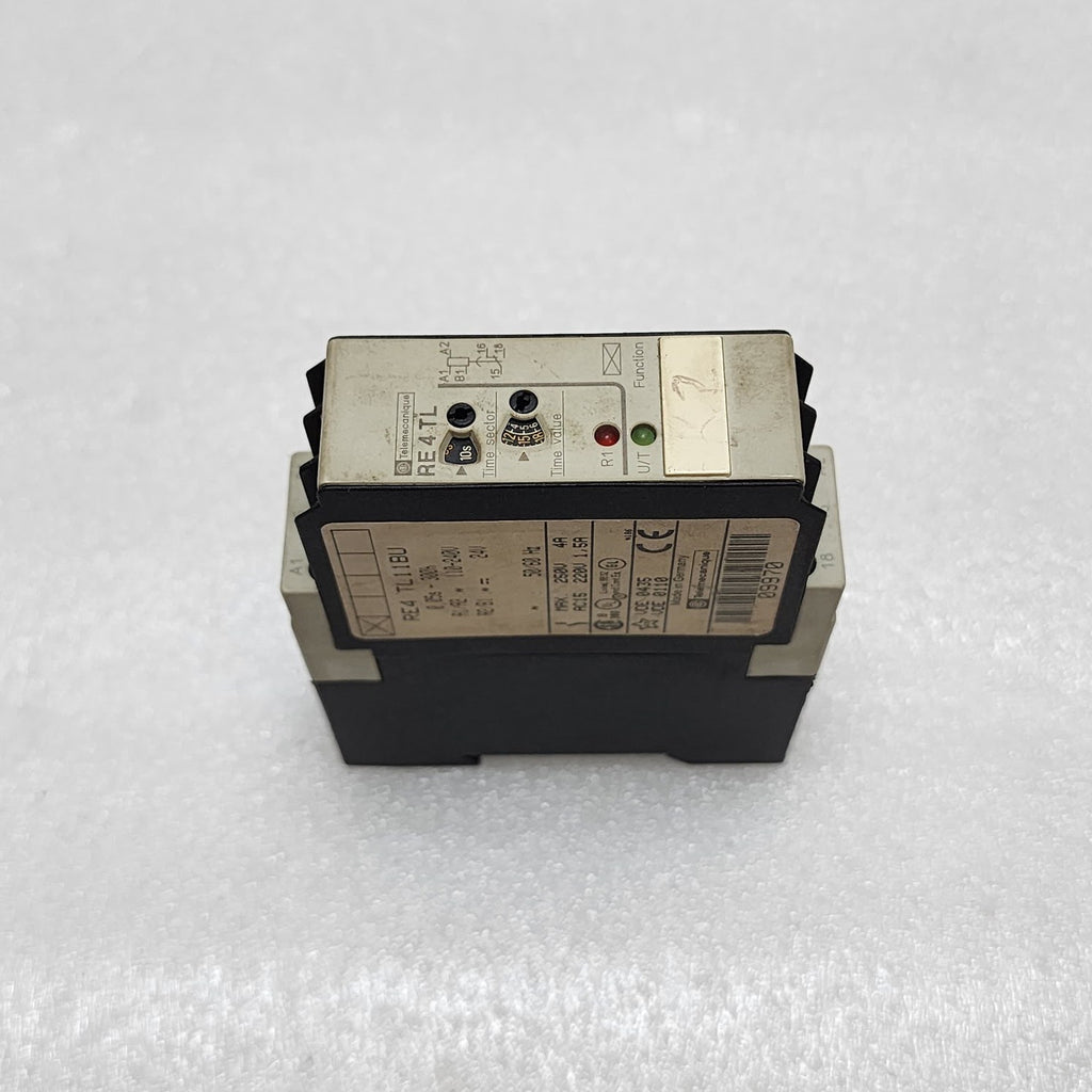 TELEMECANIQUE RE4 TL11BU TIMER RELAY 09970 110-240VAC/24V AC-DC