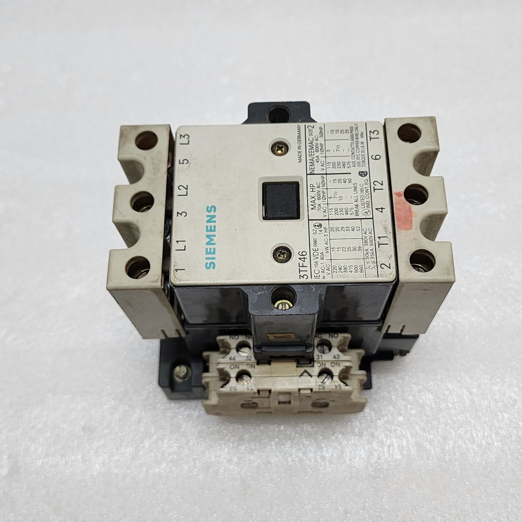 SIEMENS 3TF46 CONTACTOR 80A