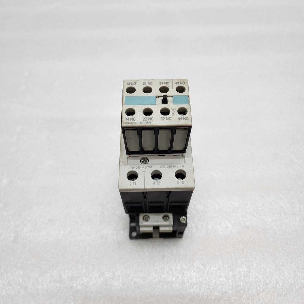 SIEMENS 3RT1035-1AL24 CONTACTOR COIL VOLTAGE 230V AUXILIARY 3RH1921-1HA22