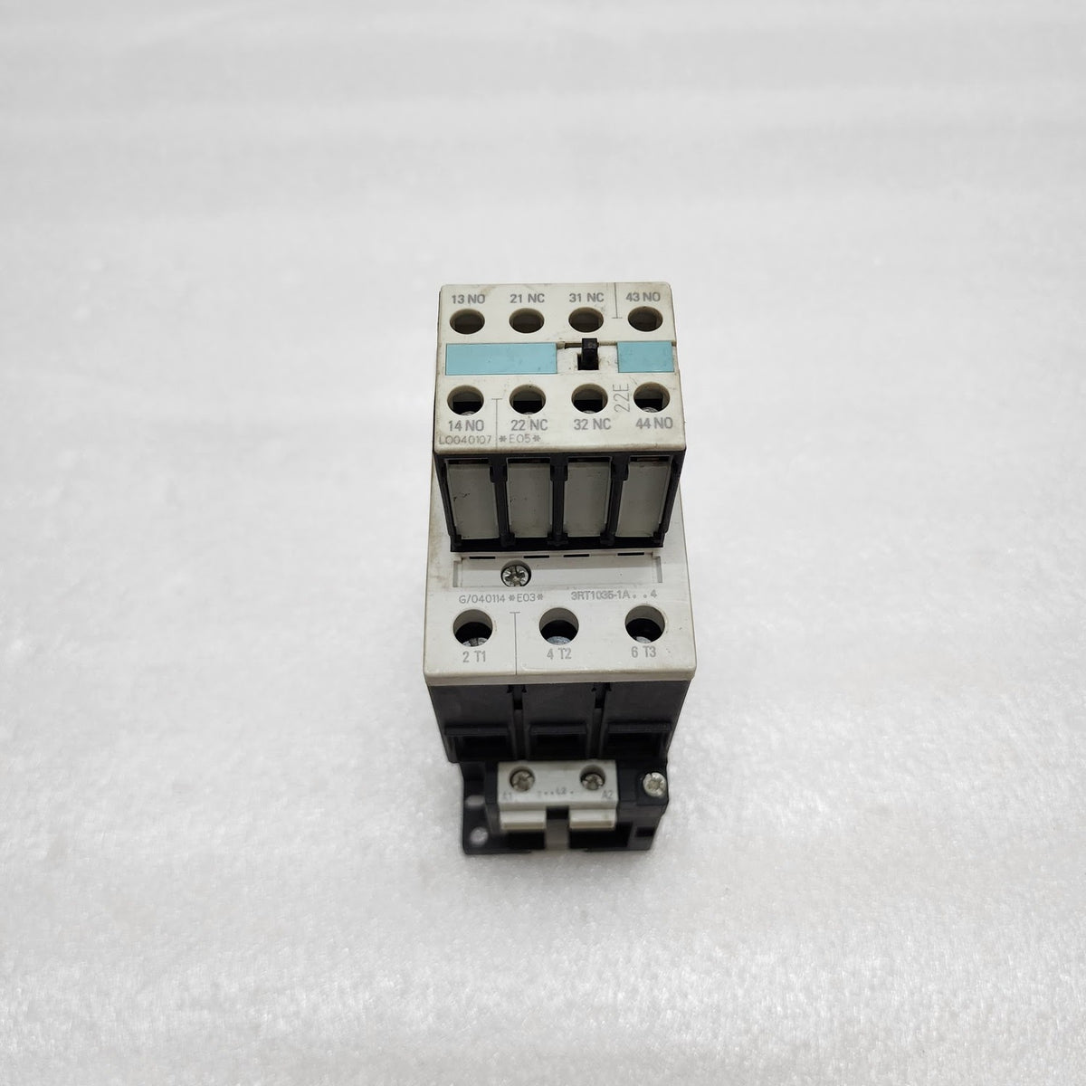 SIEMENS 3RT1035-1AL24 CONTACTOR COIL VOLTAGE 230V AUXILIARY 3RH1921-1HA22