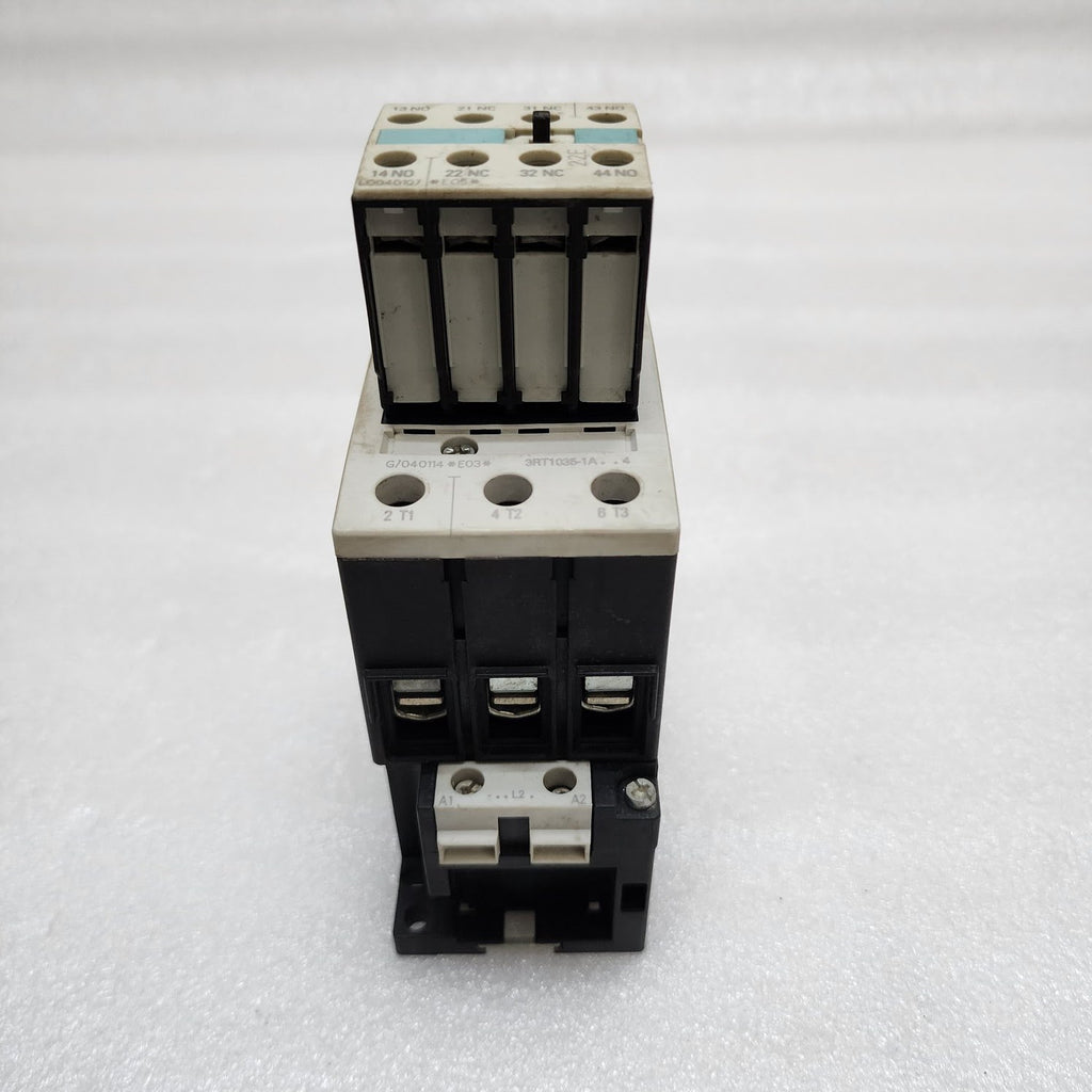 SIEMENS 3RT1035-1AL24 CONTACTOR COIL VOLTAGE 230V AUXILIARY 3RH1921-1HA22