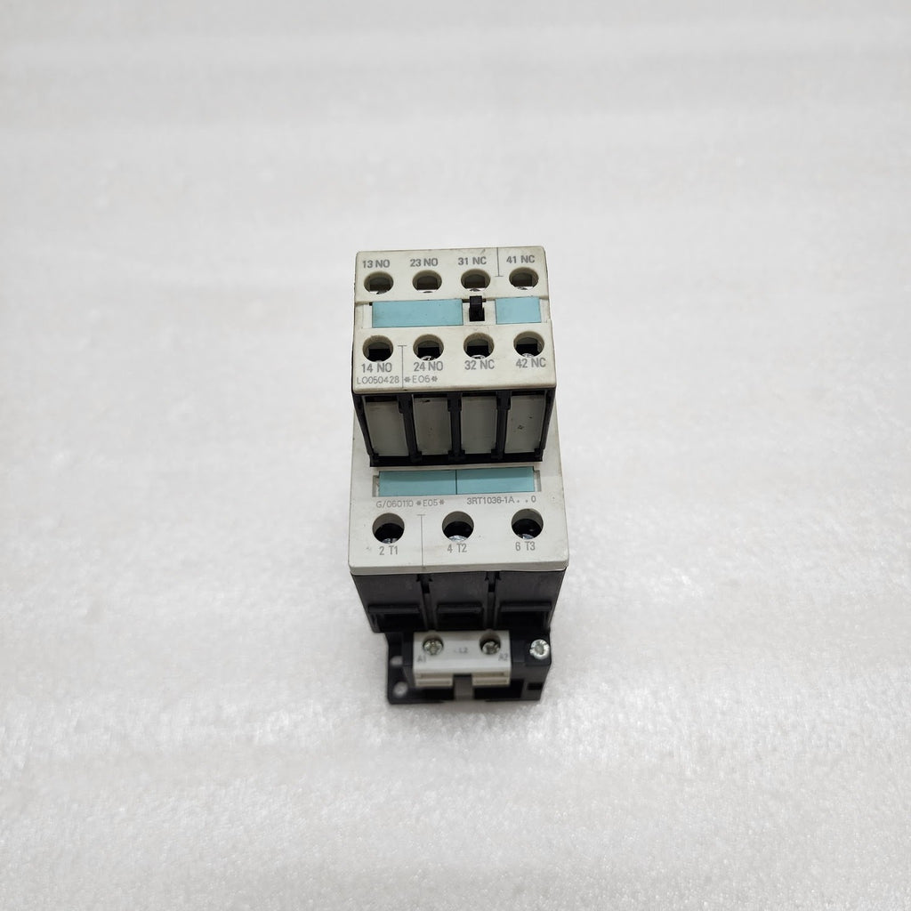 SIEMENS 3RT1036-1AL20 CONTACTOR COIL VOLTAGE 230V AUXILIARY 3RH1921-1FA22
