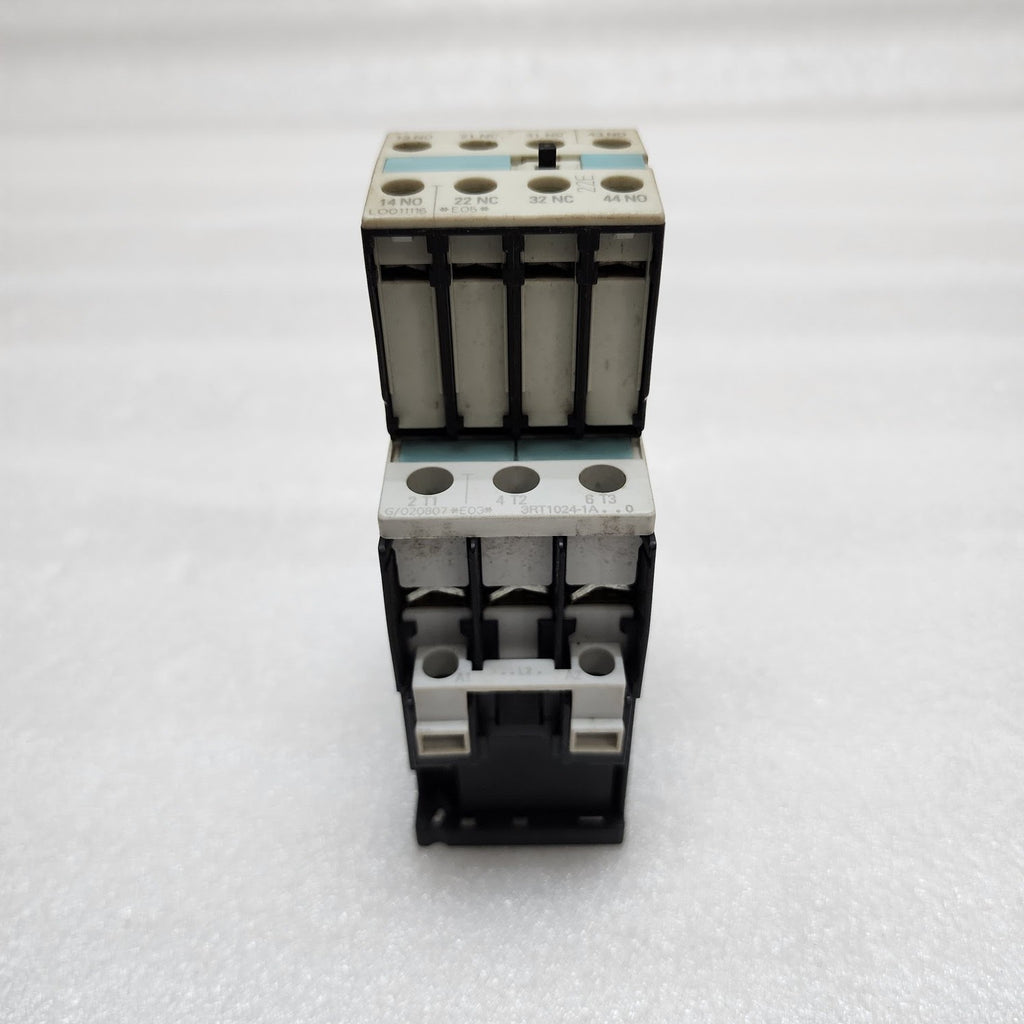 SIEMENS 3RT1024-1A CONTACTOR COIL VOLTAGE 230V AUX 3RH1921-1HA22