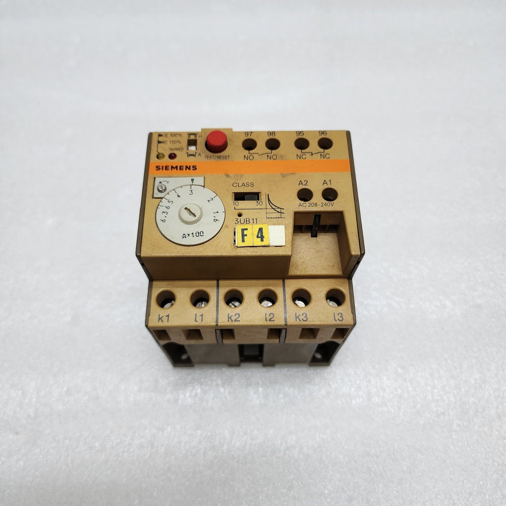 SIEMENS 3UB1100-1HM7 OVERLOAD RELAY 160-630A