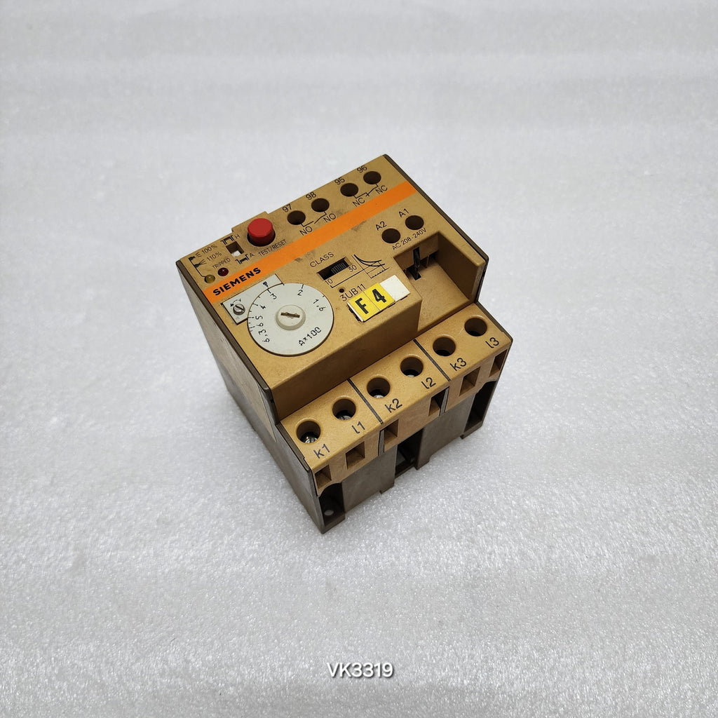 SIEMENS 3UB1100-1HM7 OVERLOAD RELAY 160-630A