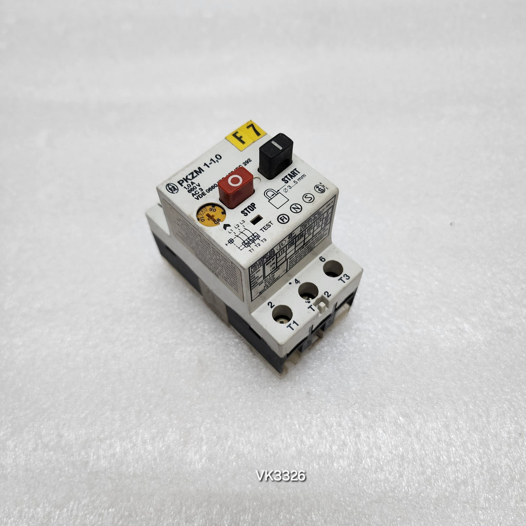 MOELLER PKZM 1-1.0 MOTOR PROTECTIVE CIRCUIT BREAKER