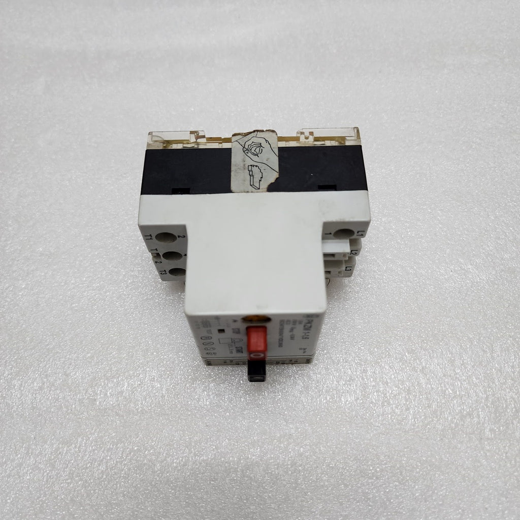MOELLER PKZM 1-1.6 MOTOR PROTECTIVE CIRCUIT BREAKER NHI 11 AUXILIARY