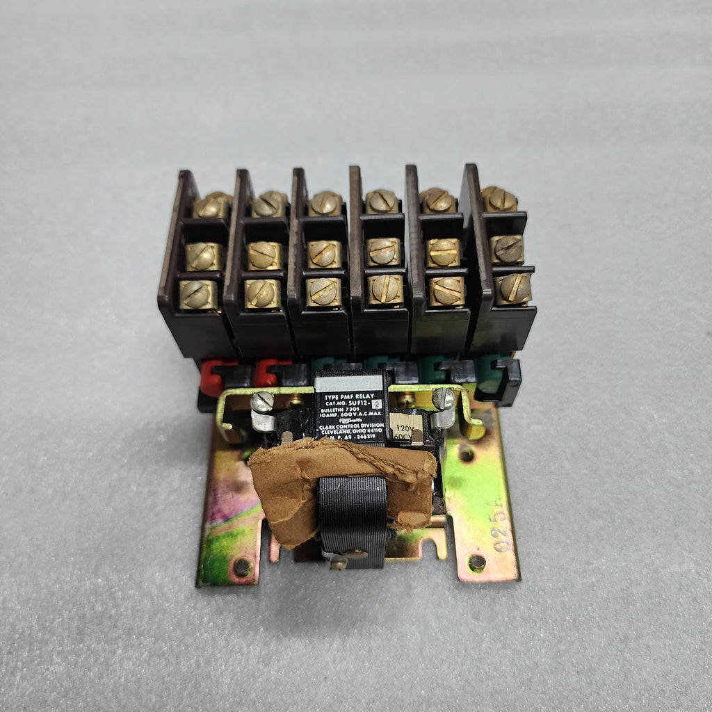 CLARK CONTROL DIVISION 5UF12-2 PMF RELAY 120V 5UF12-2-76
