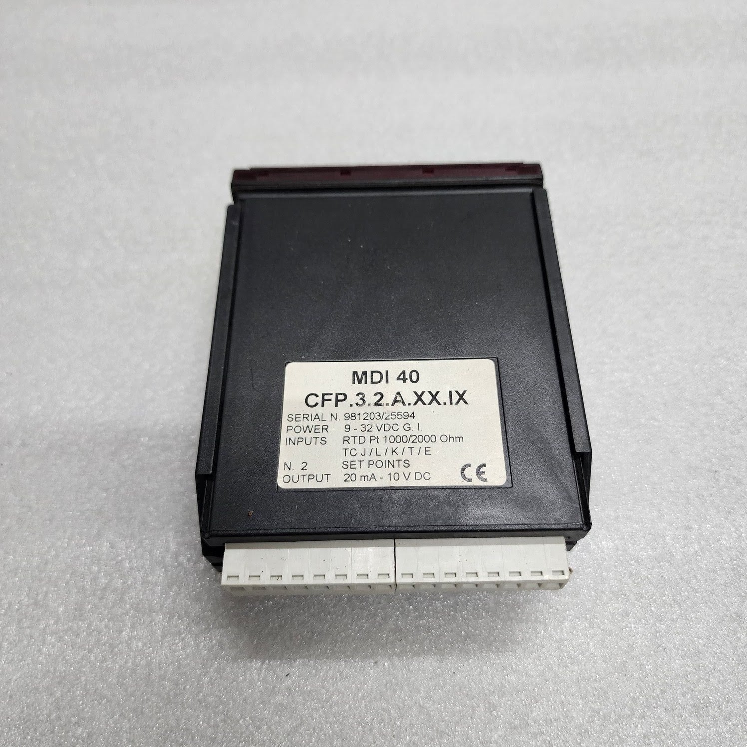 CARLO GAVAZZI MDI 40 PTC CFP.3.2.A.XX.IX 9-32VDC
