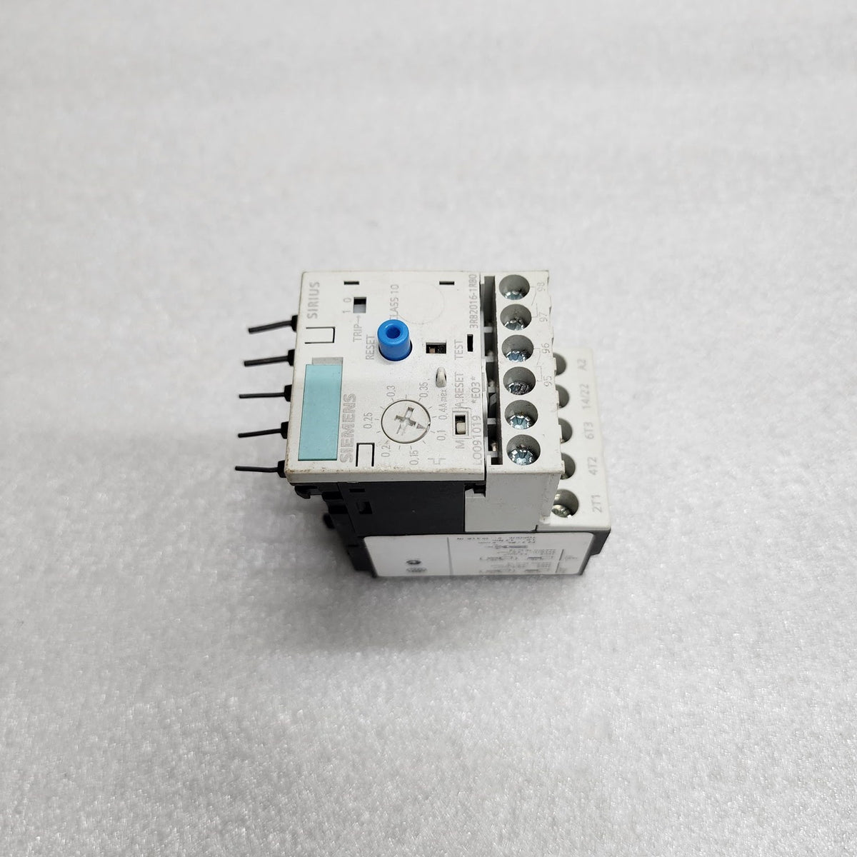 SIEMENS 3RB2016-1RB0 OVERLOAD RELAY 0.1-0.4A