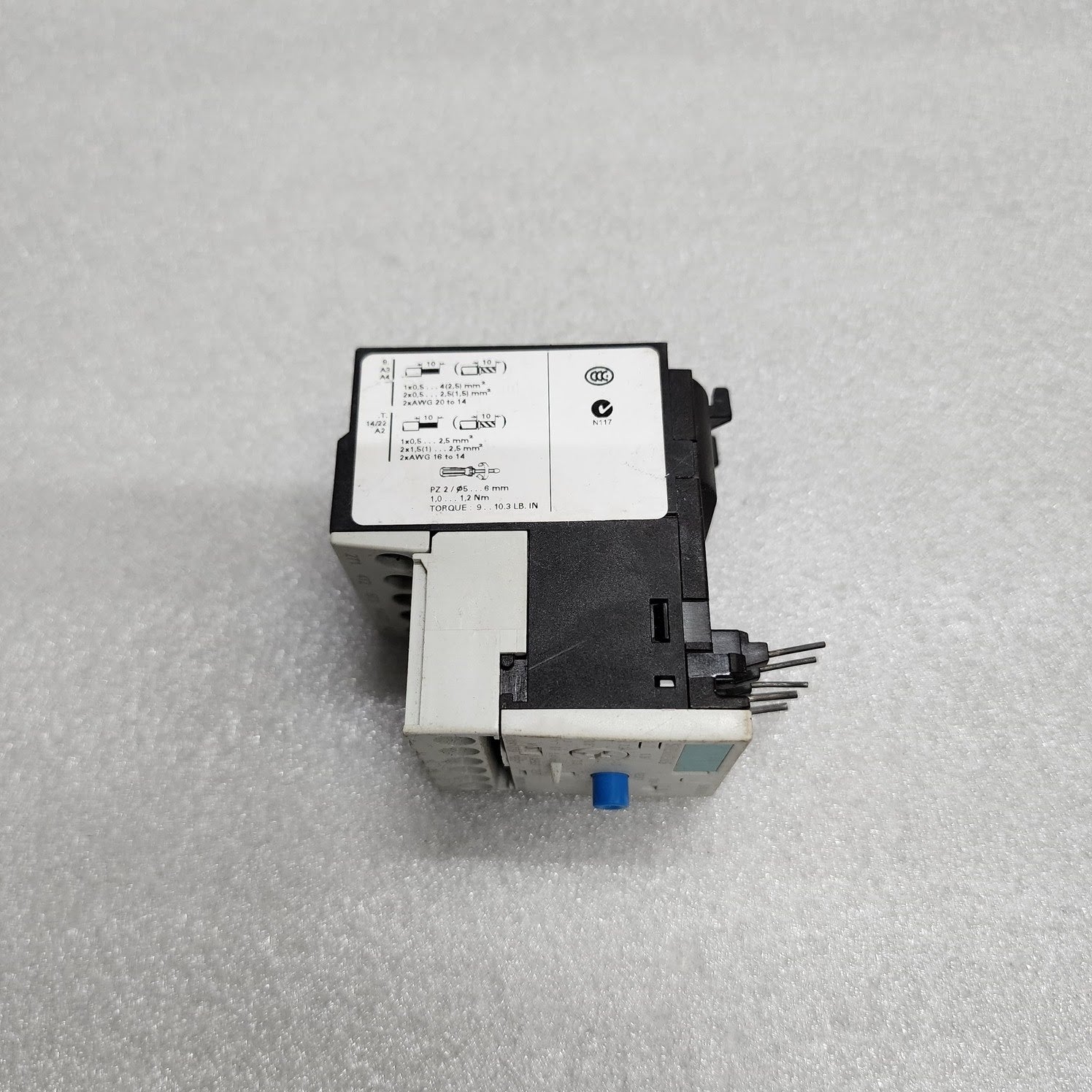 SIEMENS 3RB2016-1RB0 OVERLOAD RELAY 0.1-0.4A