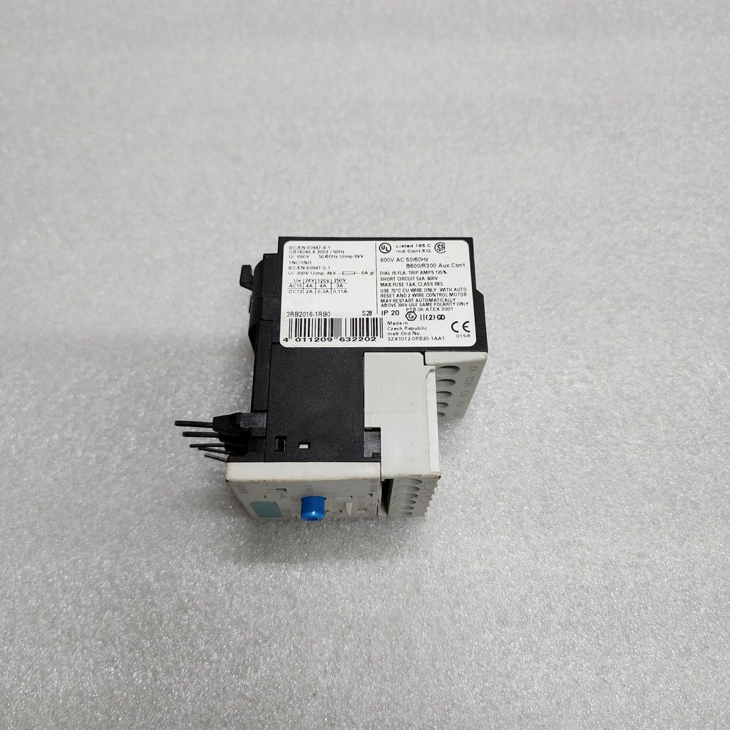 SIEMENS 3RB2016-1RB0 OVERLOAD RELAY 0.1-0.4A