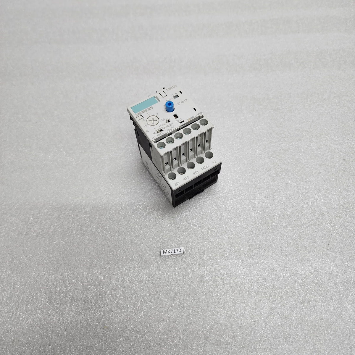 SIEMENS 3RB2016-1PB0 OVERLOAD RELAY 1-4A