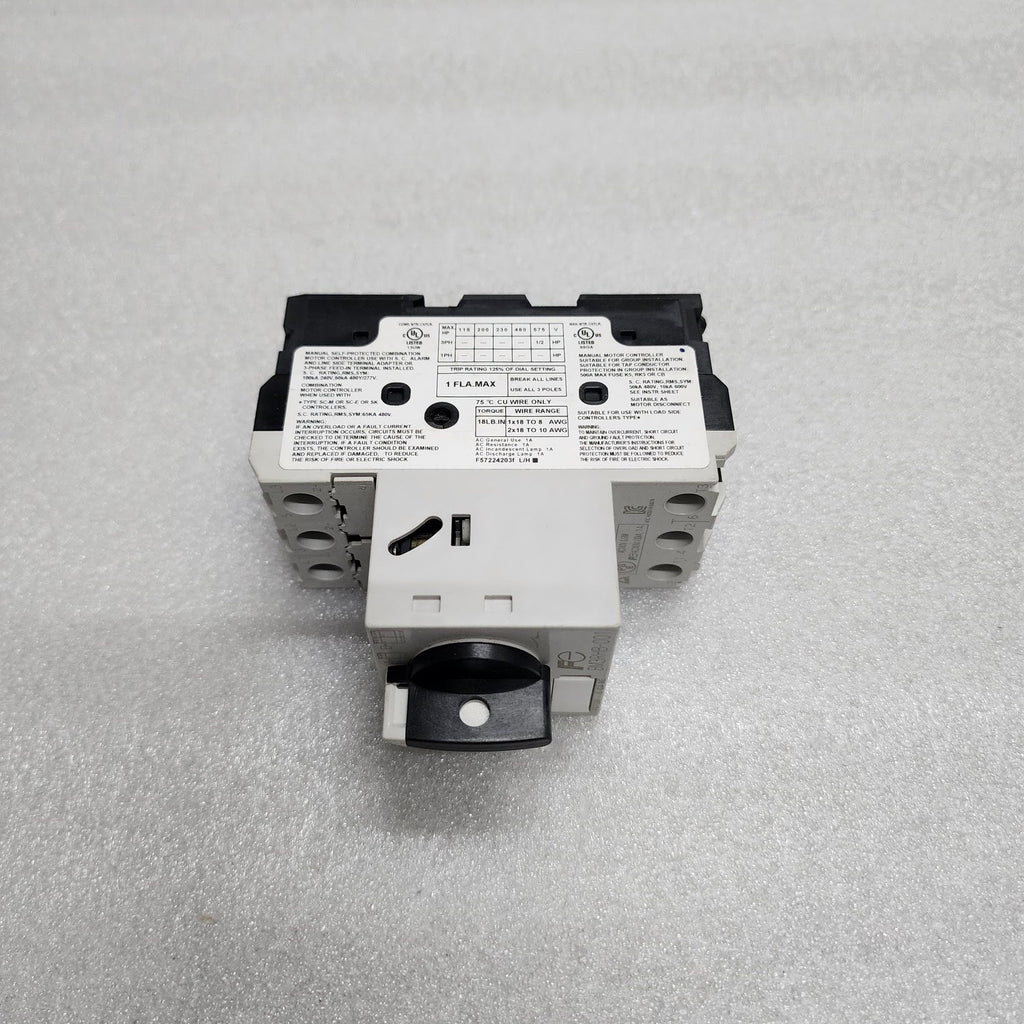 FUJI ELECTRIC BM3RHB-001 MANUAL MOTOR STARTER 0.63-1A