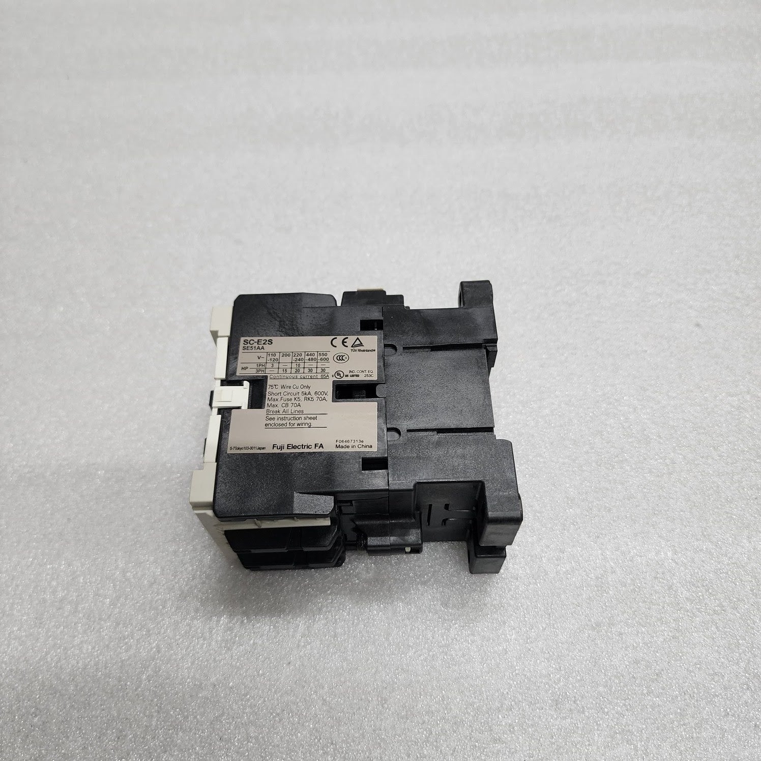 FUJI ELECTRIC SC-E2S MAGNETIC CONTACTOR SE51AA 100-120V