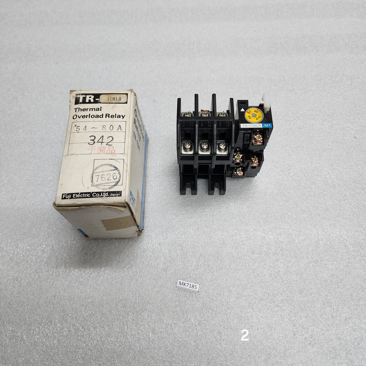 FUJI ELECTRIC TR-10NLH/M1 THERMAL OVERLOAD RELAY 54-80A
