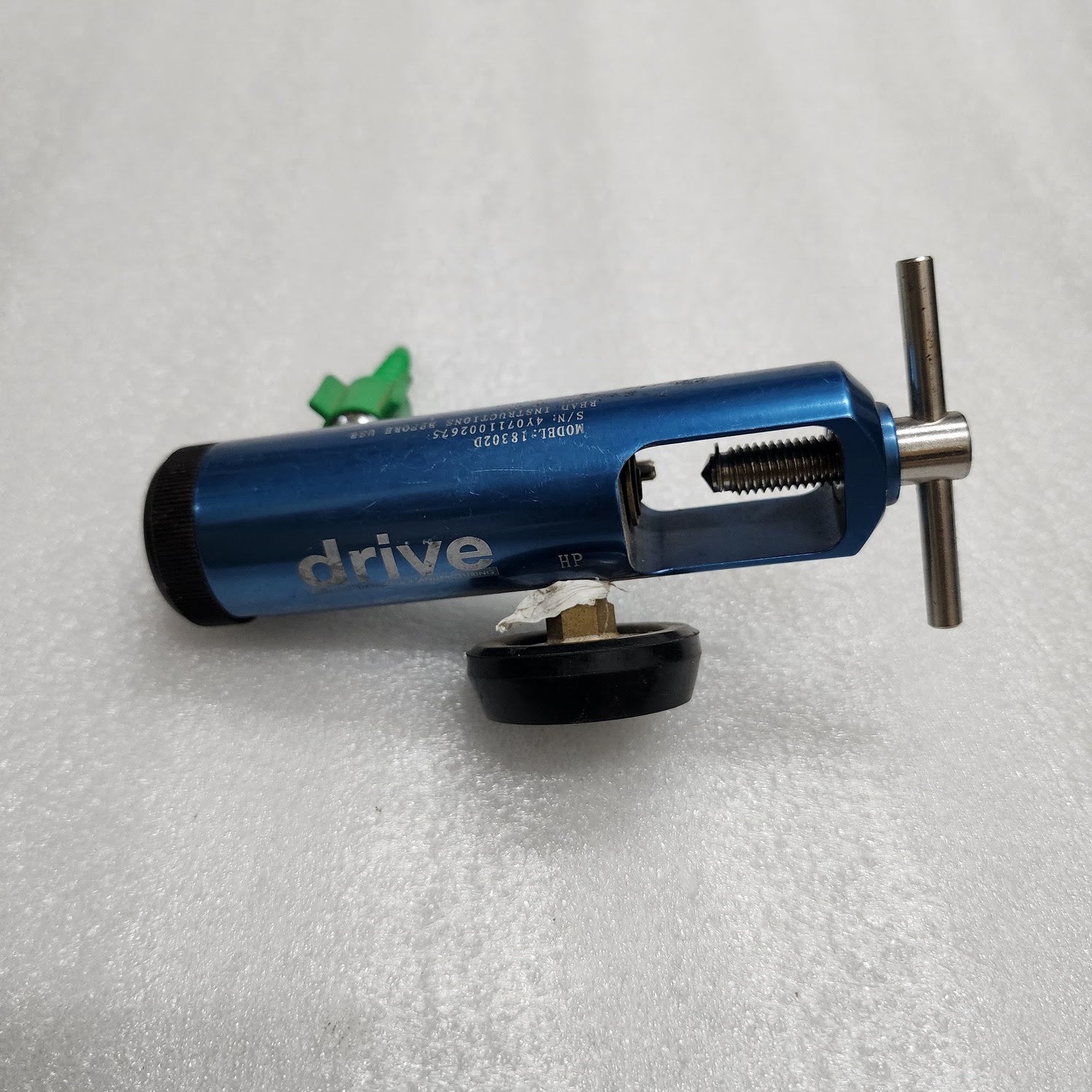 DRIVE 18302D BRASS-SLEEVED 50 PSI O2 REGULATOR