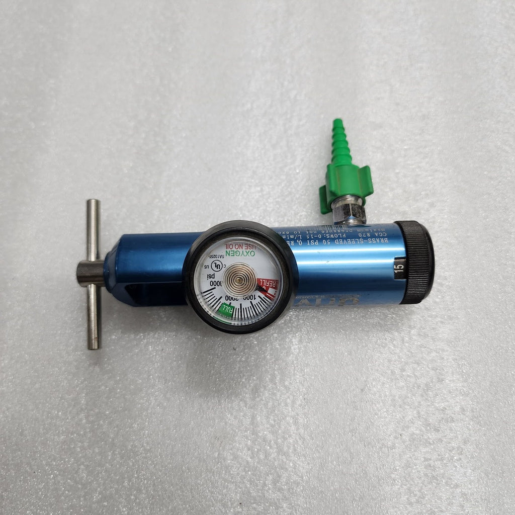 DRIVE 18302D BRASS-SLEEVED 50 PSI O2 REGULATOR