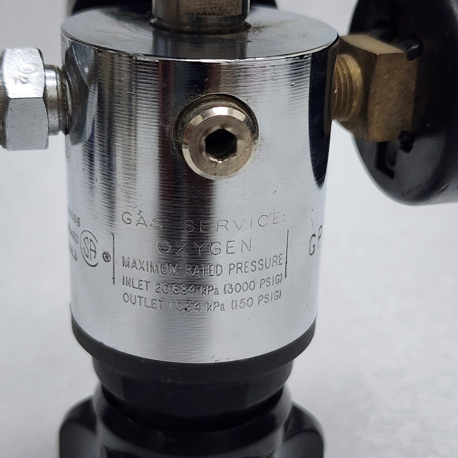 COMPRESSED GAS REGULATOR VMS-15SY OXYGEN REGULATOR