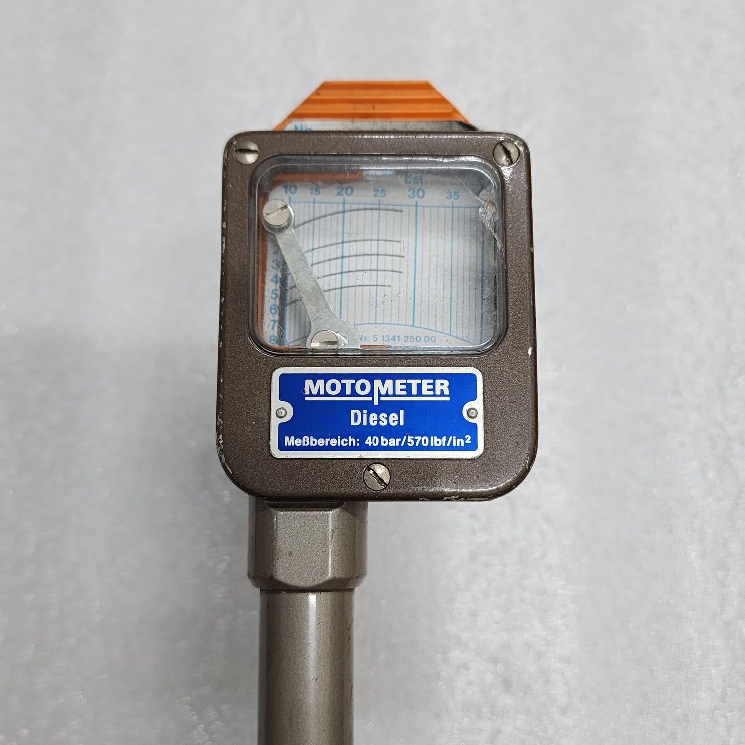 MOTO METER DIESEL COMPRESSION GAUGE 40BAR