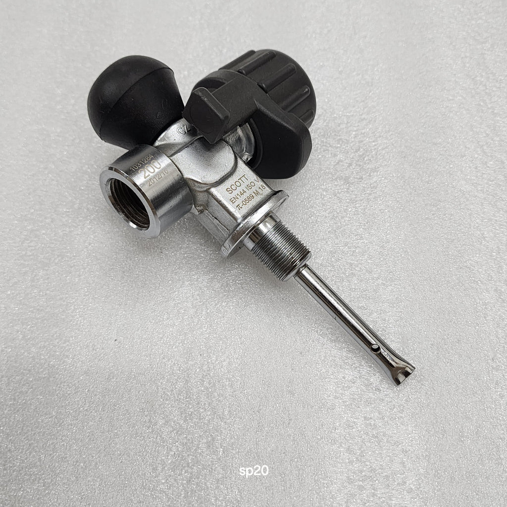 SCOTT SCBA SAFETY CYLINDER VALVE 200 BAR