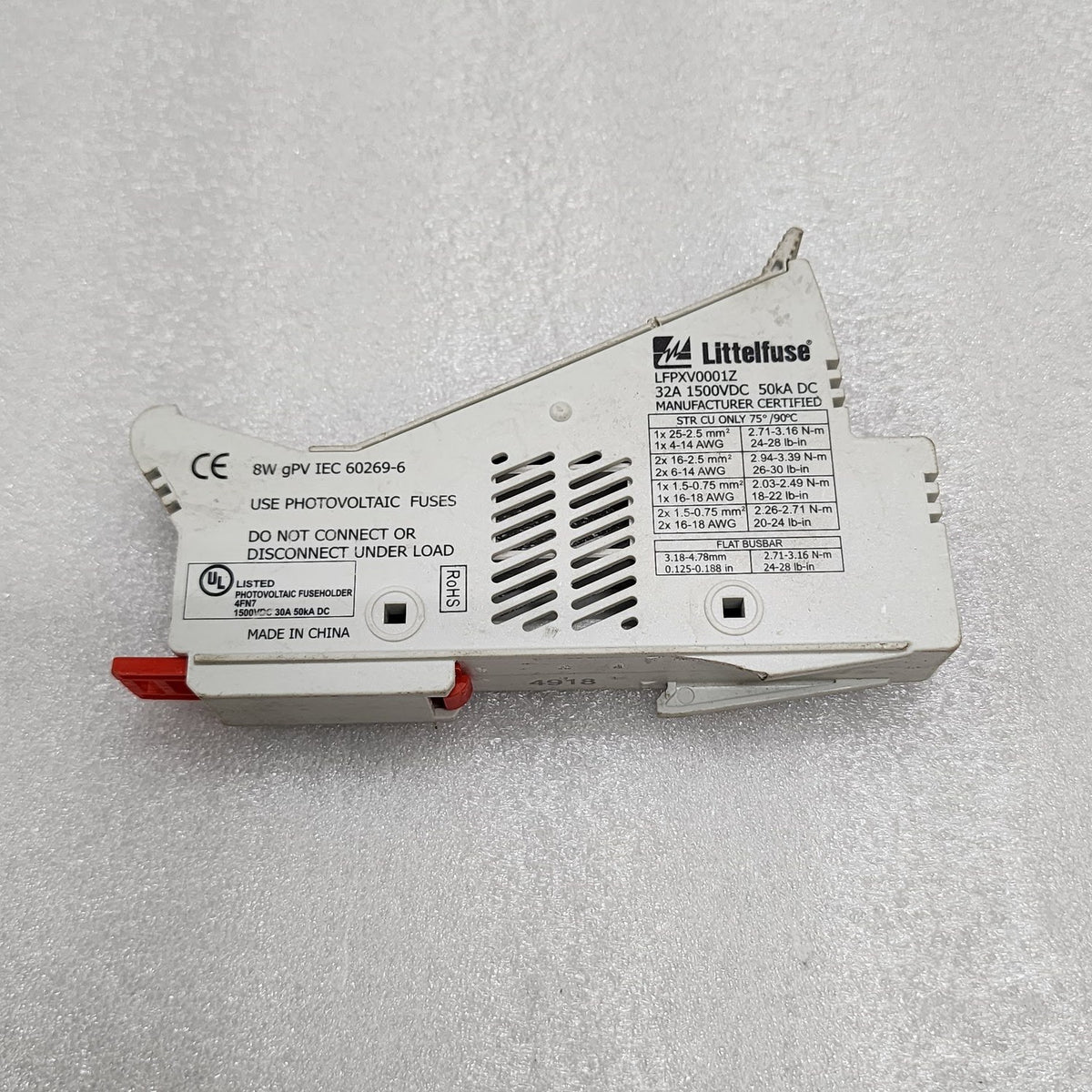 LITTLEFUSE LFPXV FUSE HOLDER 32A 1500VDC