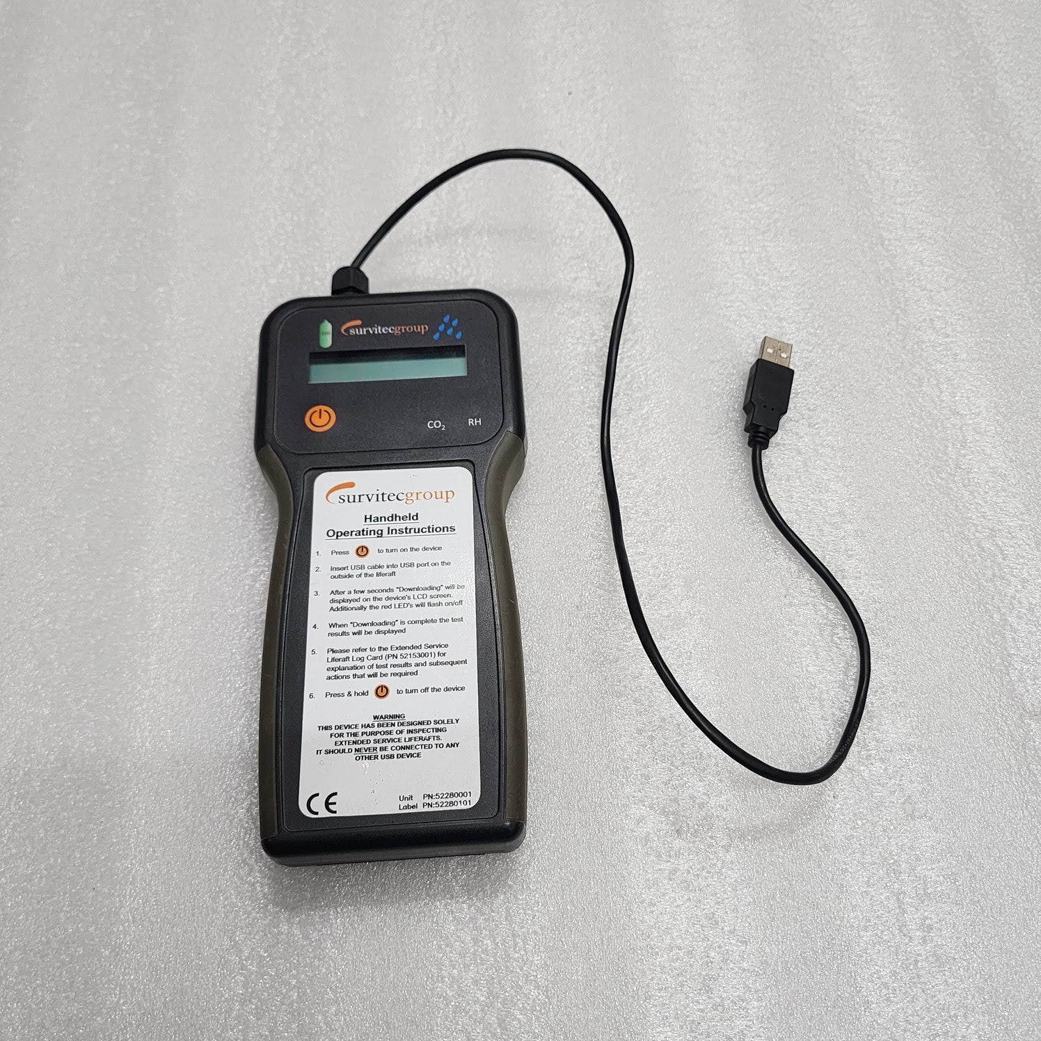SURVITEC GROUP 52280001 HANDHELD OPERATING REMOTE 52280101