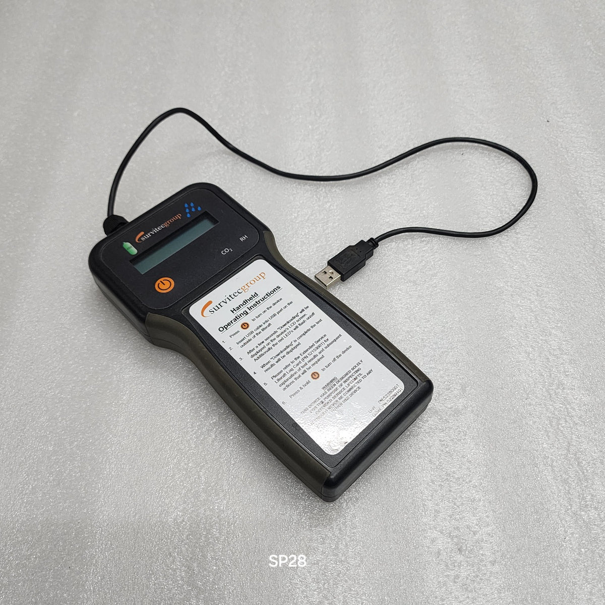 SURVITEC GROUP 52280001 HANDHELD OPERATING REMOTE 52280101