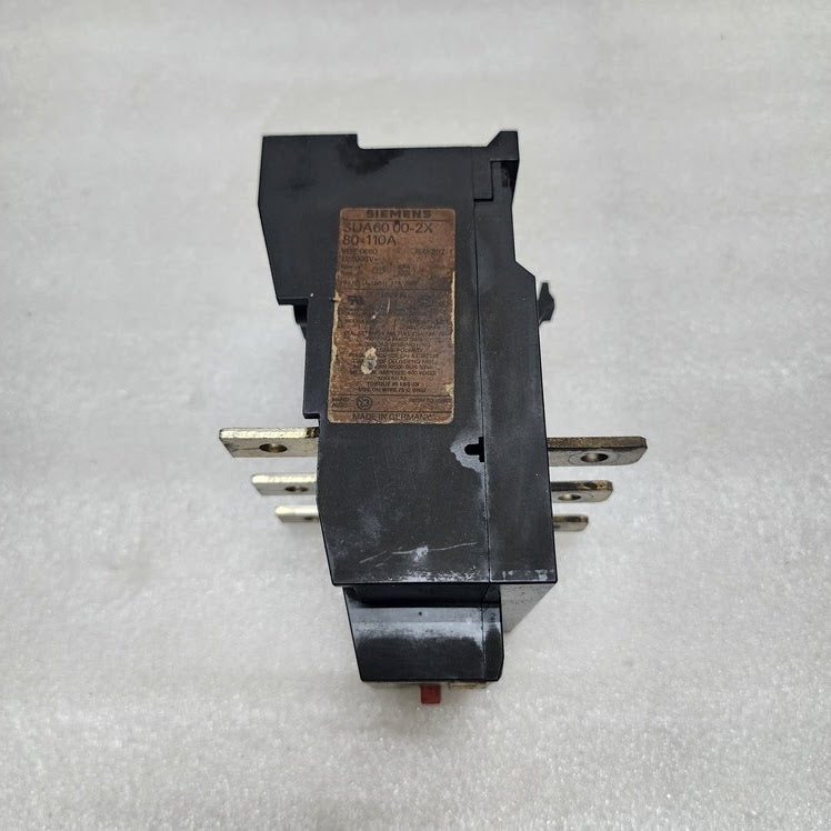 SIEMENS 3UA6000-2X OVERLOAD RELAY 80-110A