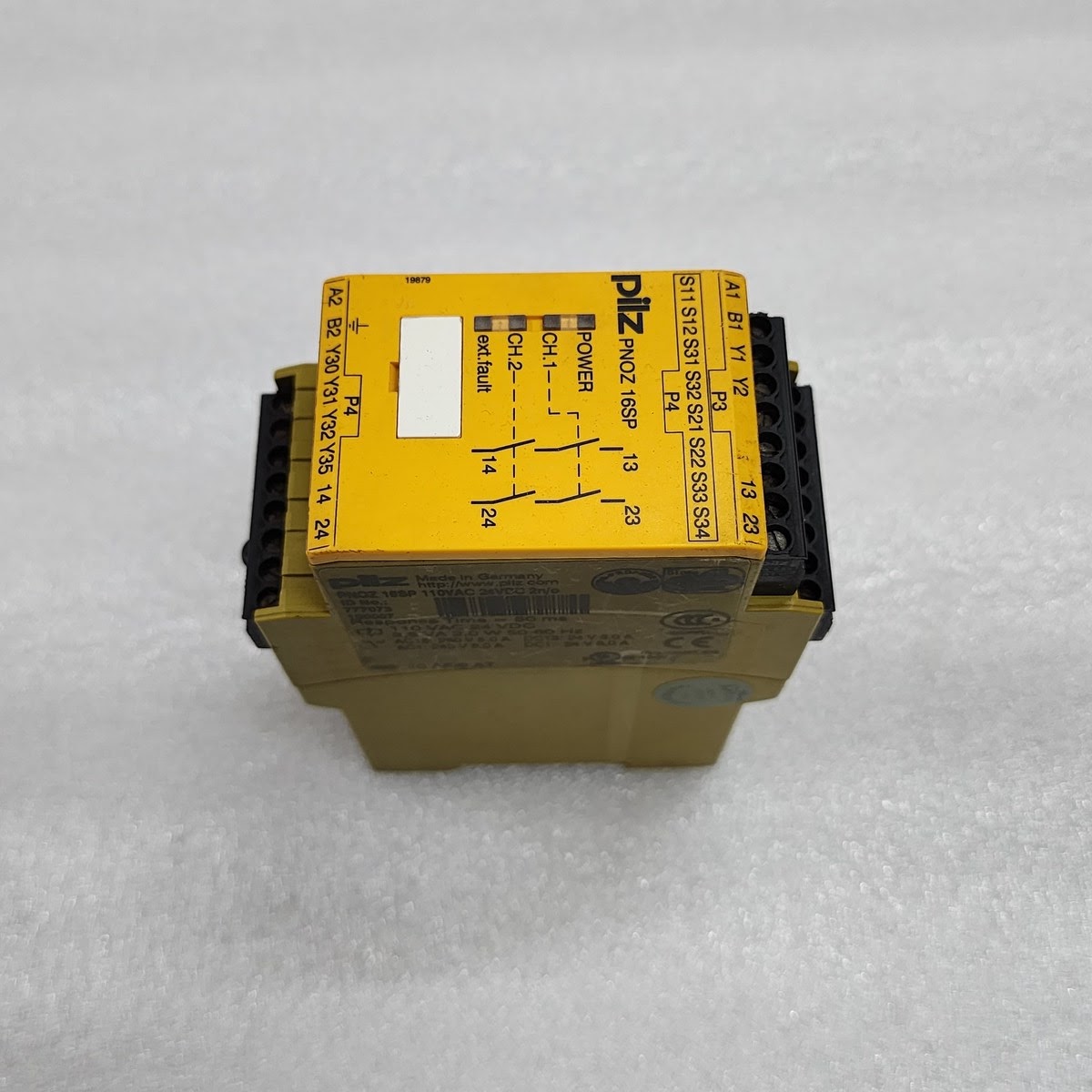 PILZ PNOZ 16SP RELAY 777073 110VAC/24VDC