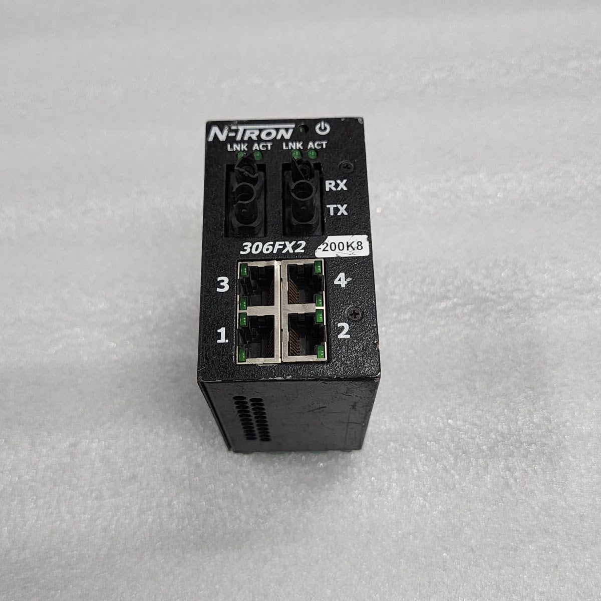 N-TRON 306FX2-N-ST INDUSTRIAL ETHERNET SWITCH 10-30V