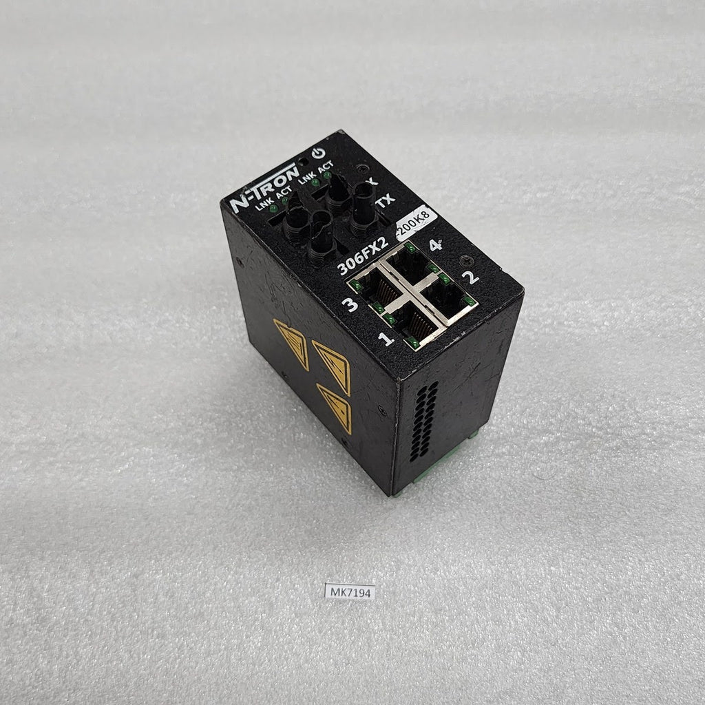N-TRON 306FX2-N-ST INDUSTRIAL ETHERNET SWITCH 10-30V