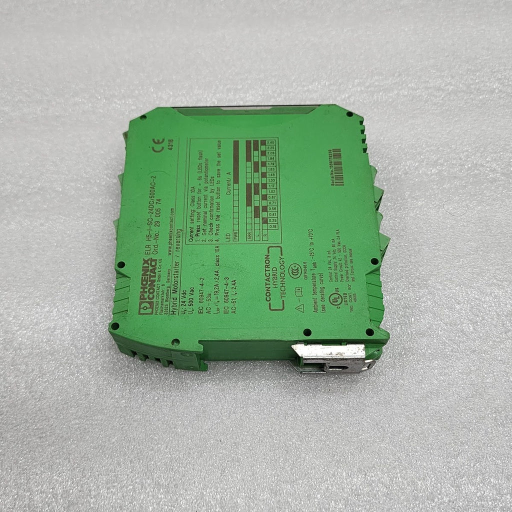 PHOENIX CONTACT ELR-H5-I-SC-24DC/500AC-2 HYBRID MOTOR STARTER 2900574