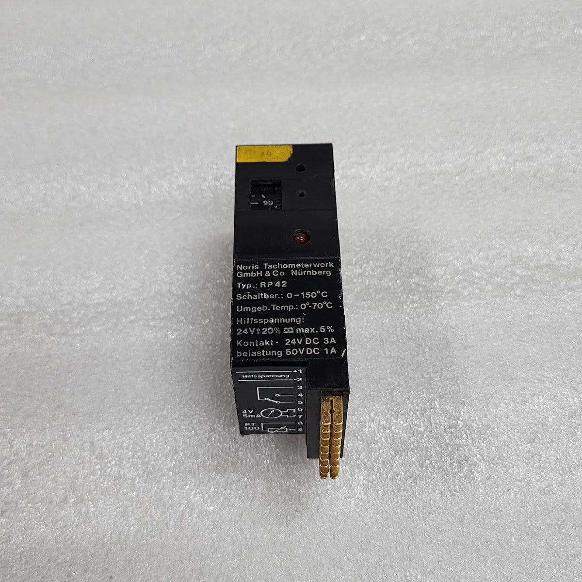 NORIS RP42 TEMPERATURE LIMIT SWITCH 24V DC PT100 INPUT 0–150°C INDUSTRIAL CONTRO