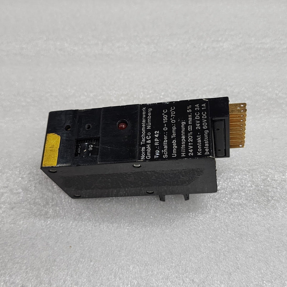 NORIS RP42 TEMPERATURE LIMIT SWITCH 24V DC PT100 INPUT 0–150°C INDUSTRIAL CONTRO
