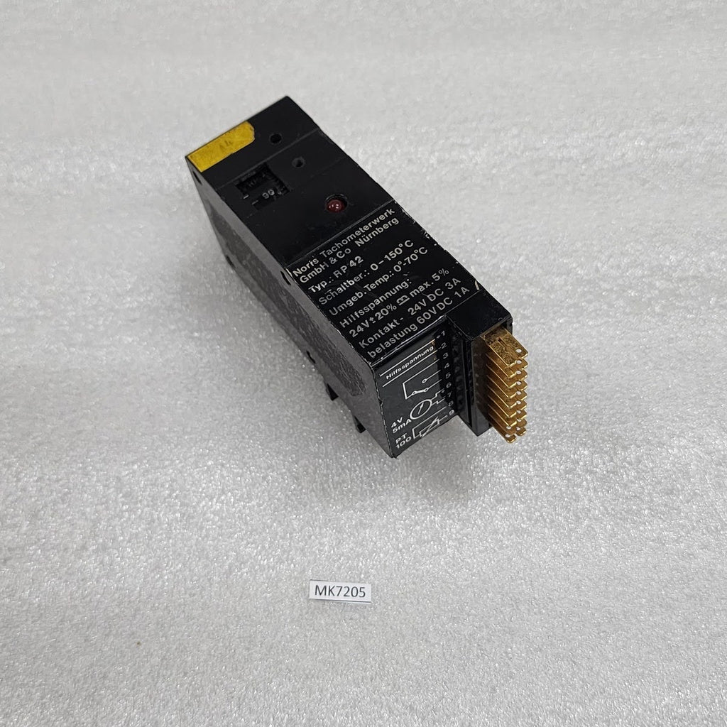 NORIS RP42 TEMPERATURE LIMIT SWITCH 24V DC PT100 INPUT 0–150°C INDUSTRIAL CONTRO