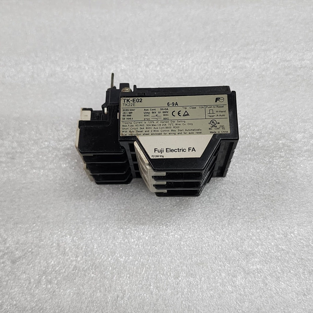 FUJI ELECTRIC TKE02 OVERLOAD RELAY 6-9A TK22E