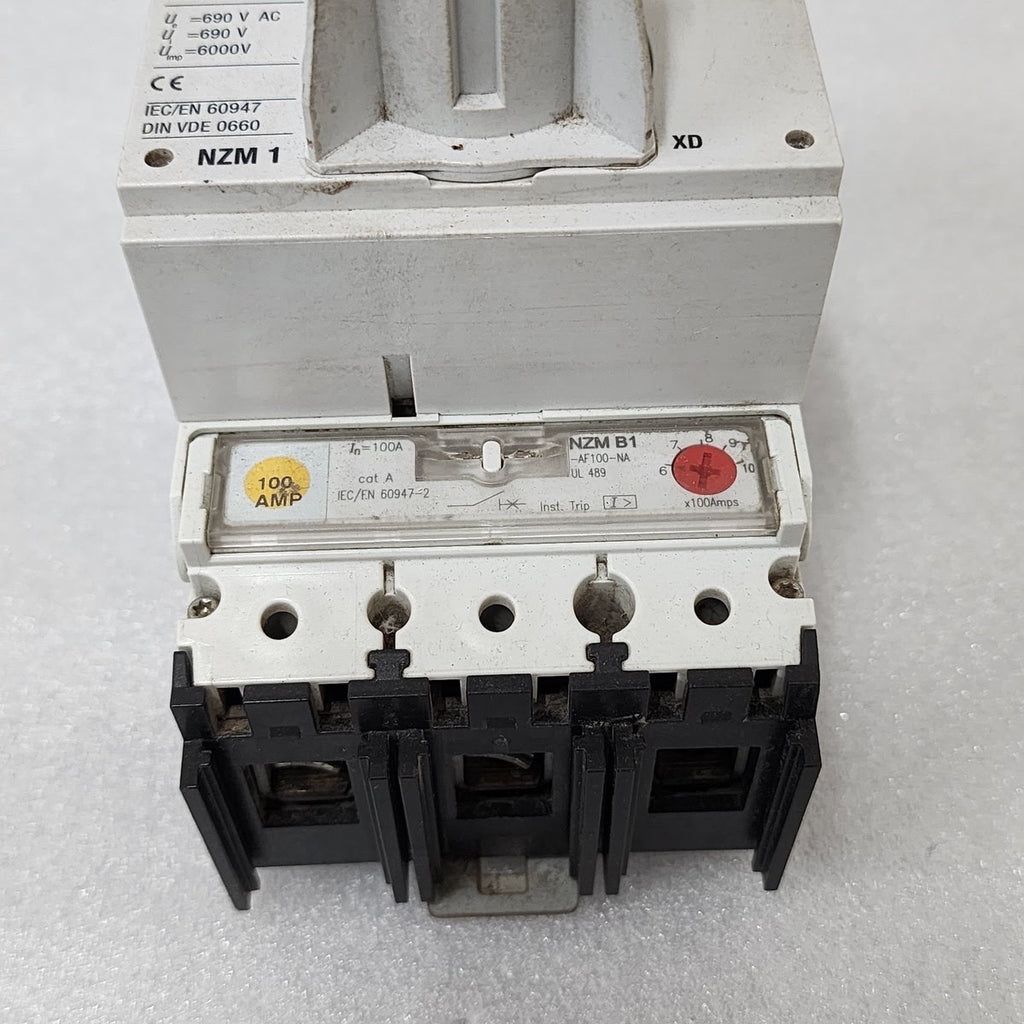 EATON NZM 1 3-POLE CIRCUIT BREAKER NZM B1 100A
