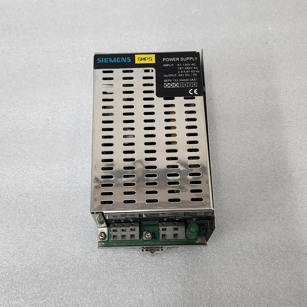SIEMENS 6EP0 133-3AA00-0AA1 POWER SUPPLY 24VDC 5A