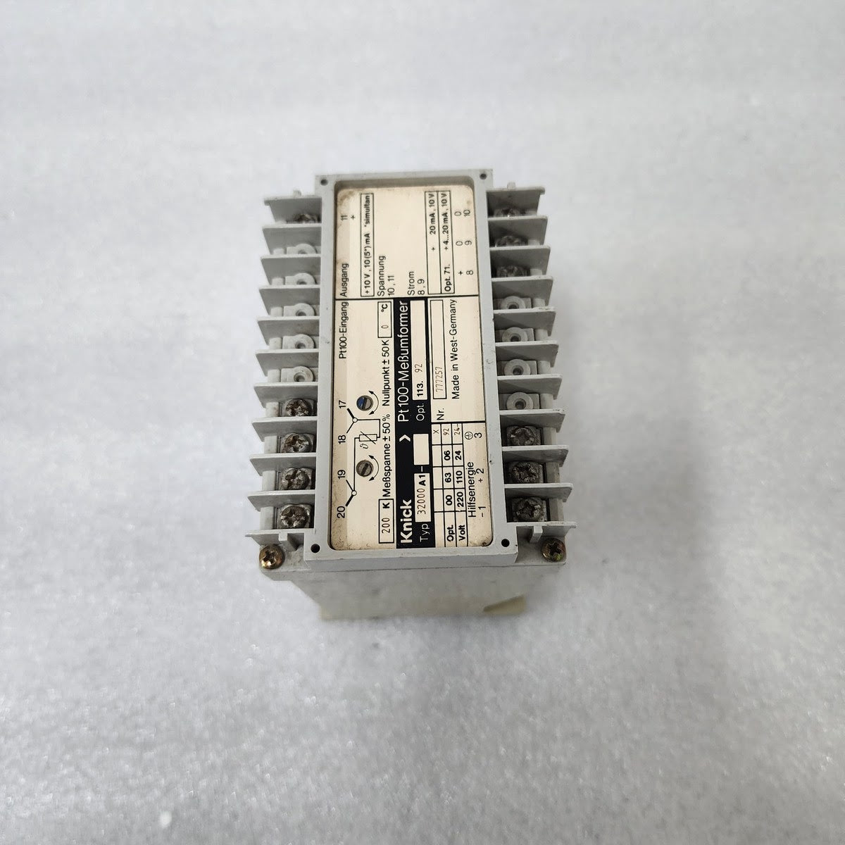 KNICK 32000 A1 Pt100-Meßumformer