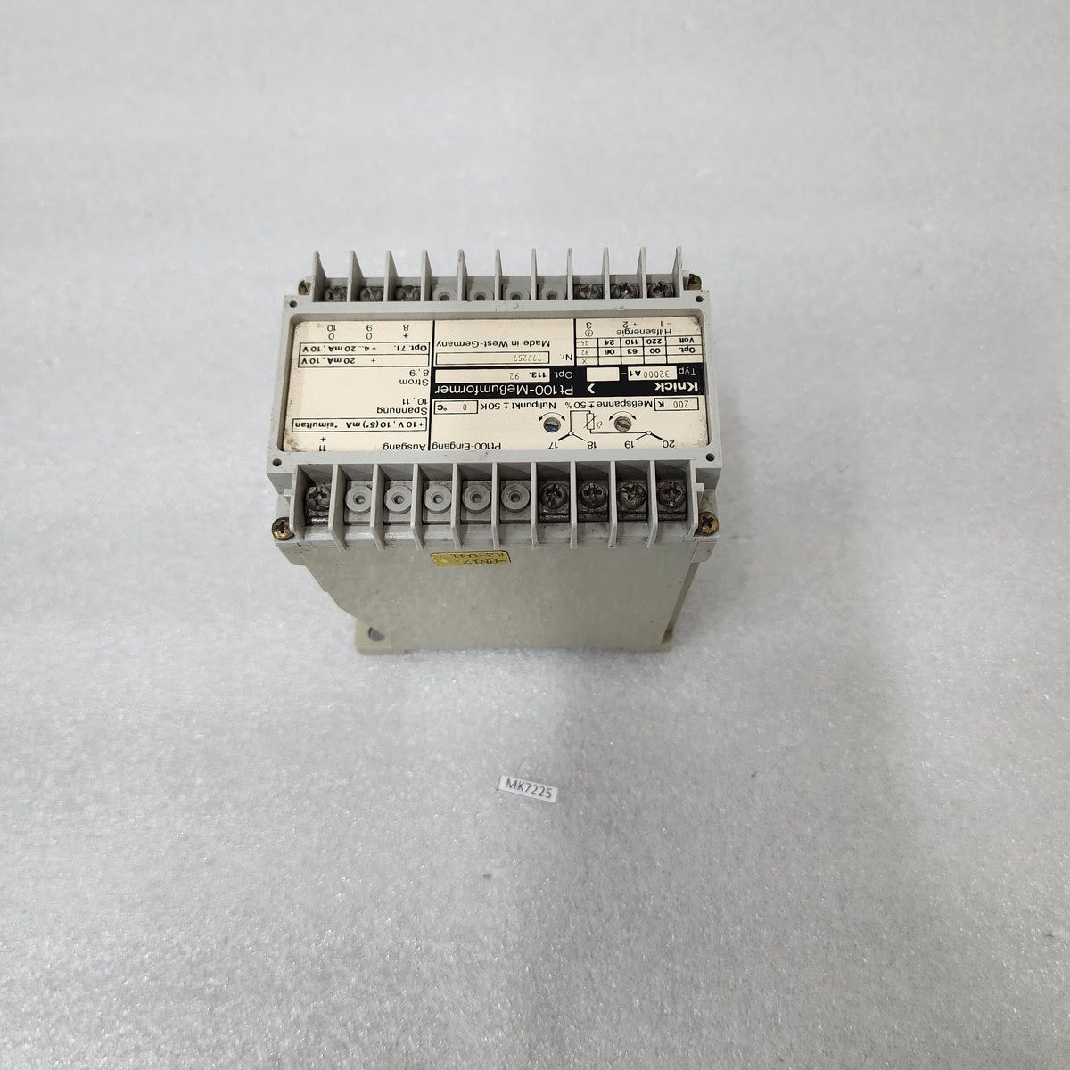 KNICK 32000 A1 Pt100-Meßumformer