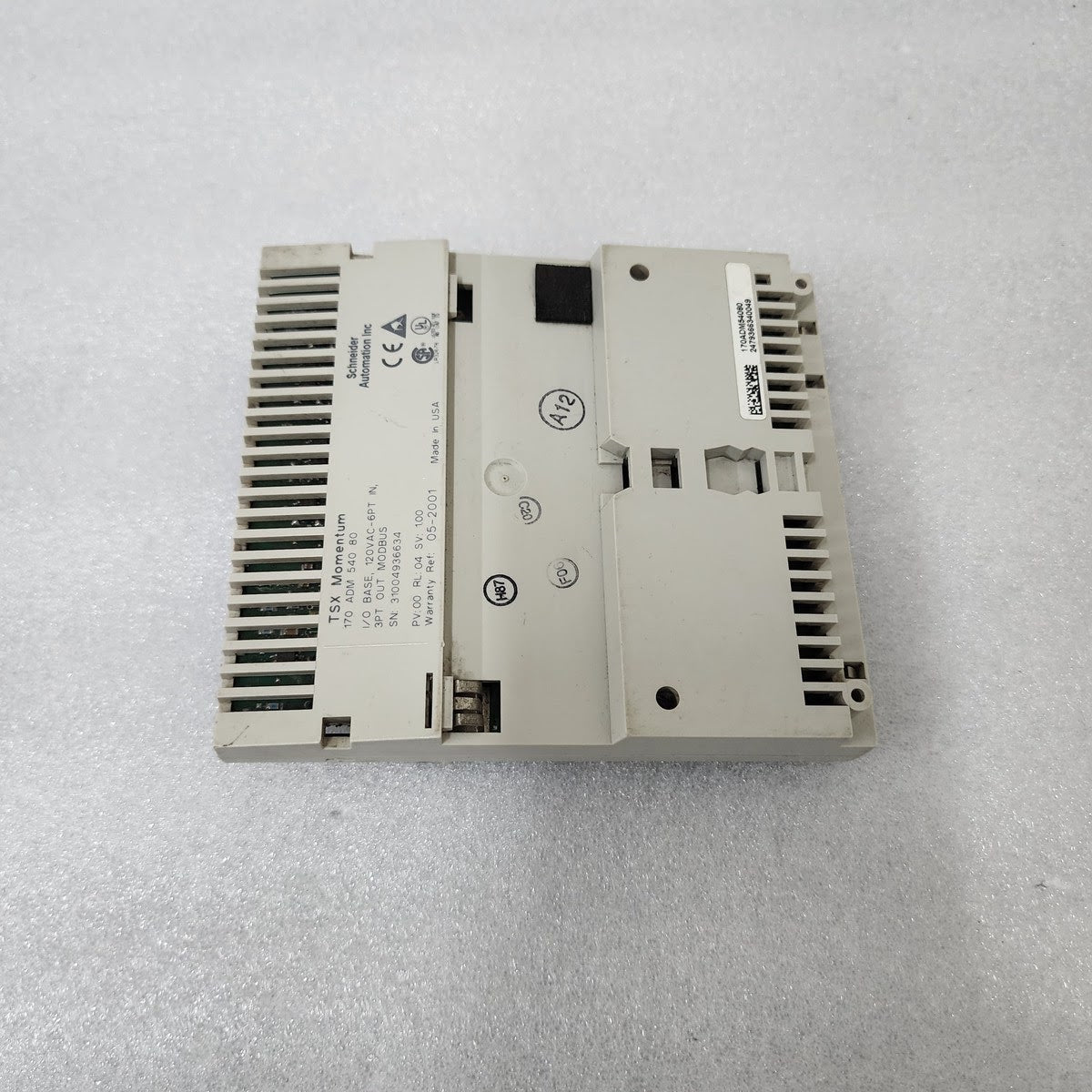 SCHNEIDER AUTOMATION 170 ADM 540 80 I/O BASE MODULE