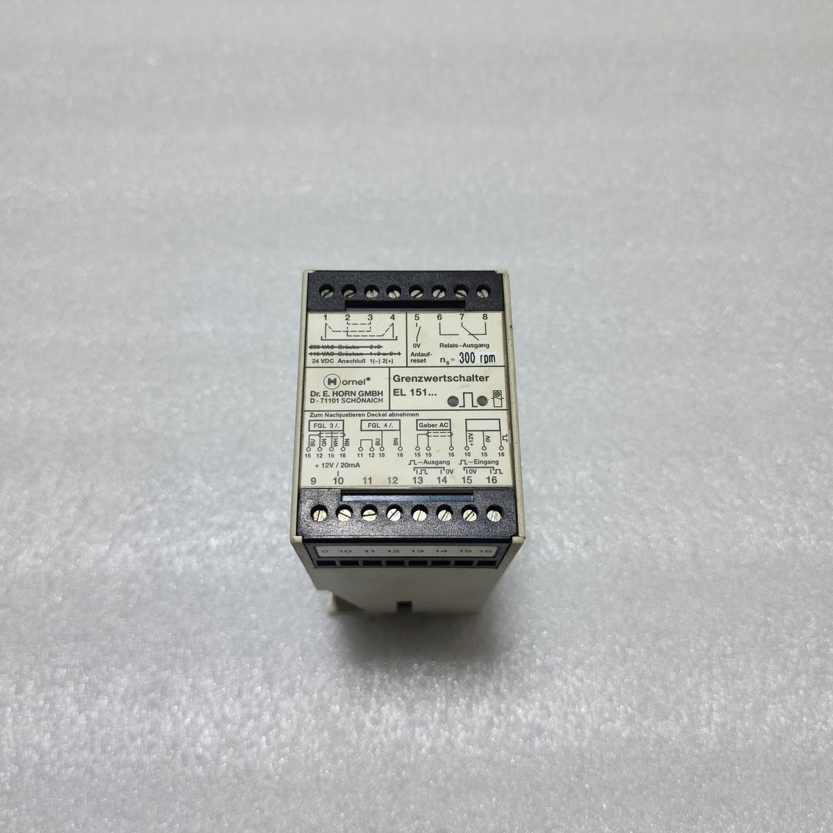 HORNEL EL151023/47 EL151 GRENZWERTSCHALTER LIMIT SWITCH MODULE | 101955