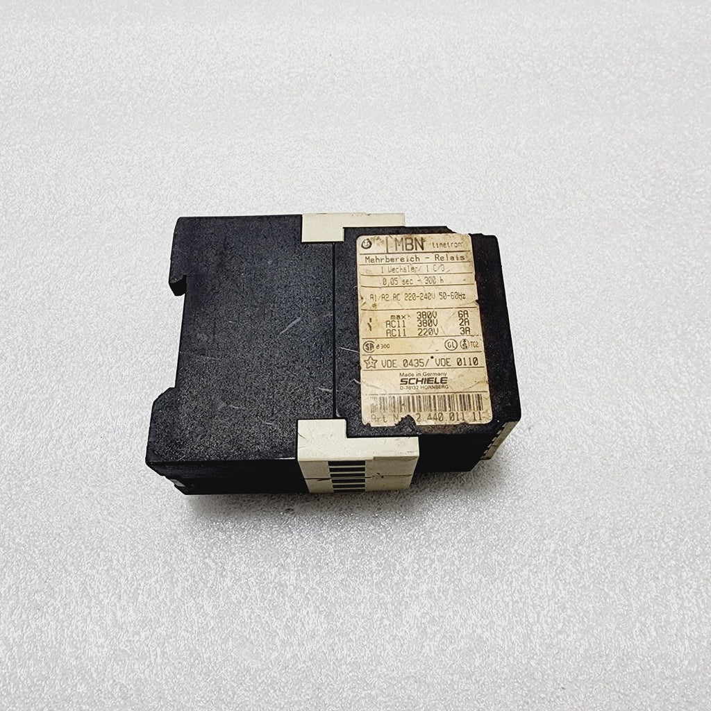 SCHIELE MBN TIMER RELAY 2.440.011.11 220-240V
