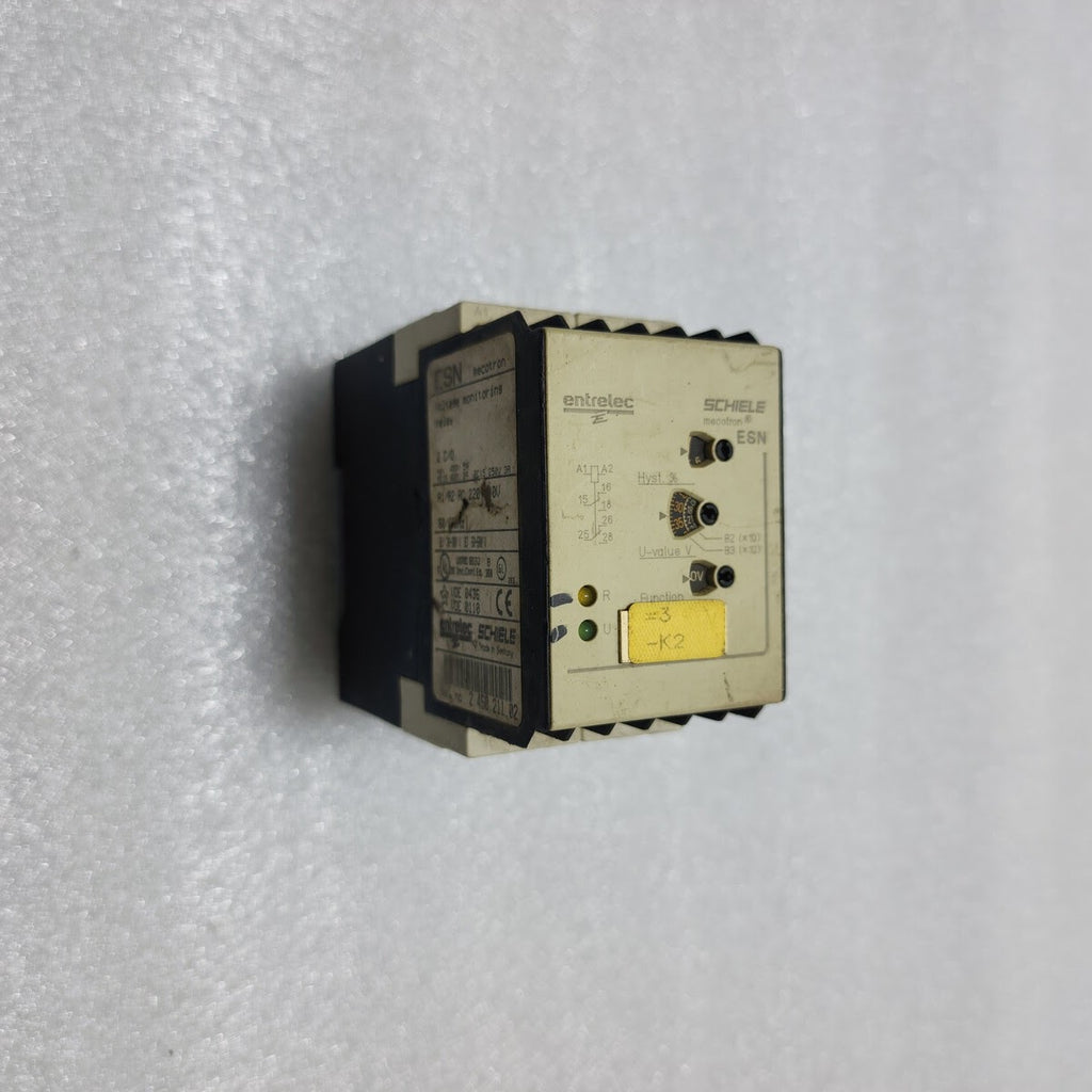 ENTRELEC SCHIELE ESN VOLTAGE MONITORING RELAY 2.450.211.02 220-240V