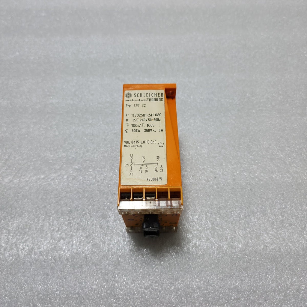 SCHLEICHER SPT 32 TIMER RELAY 11302581 220-240V