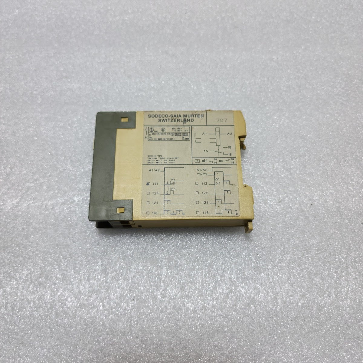 SODECO SAIA KOP 101D TIMER RELAY 24VDC